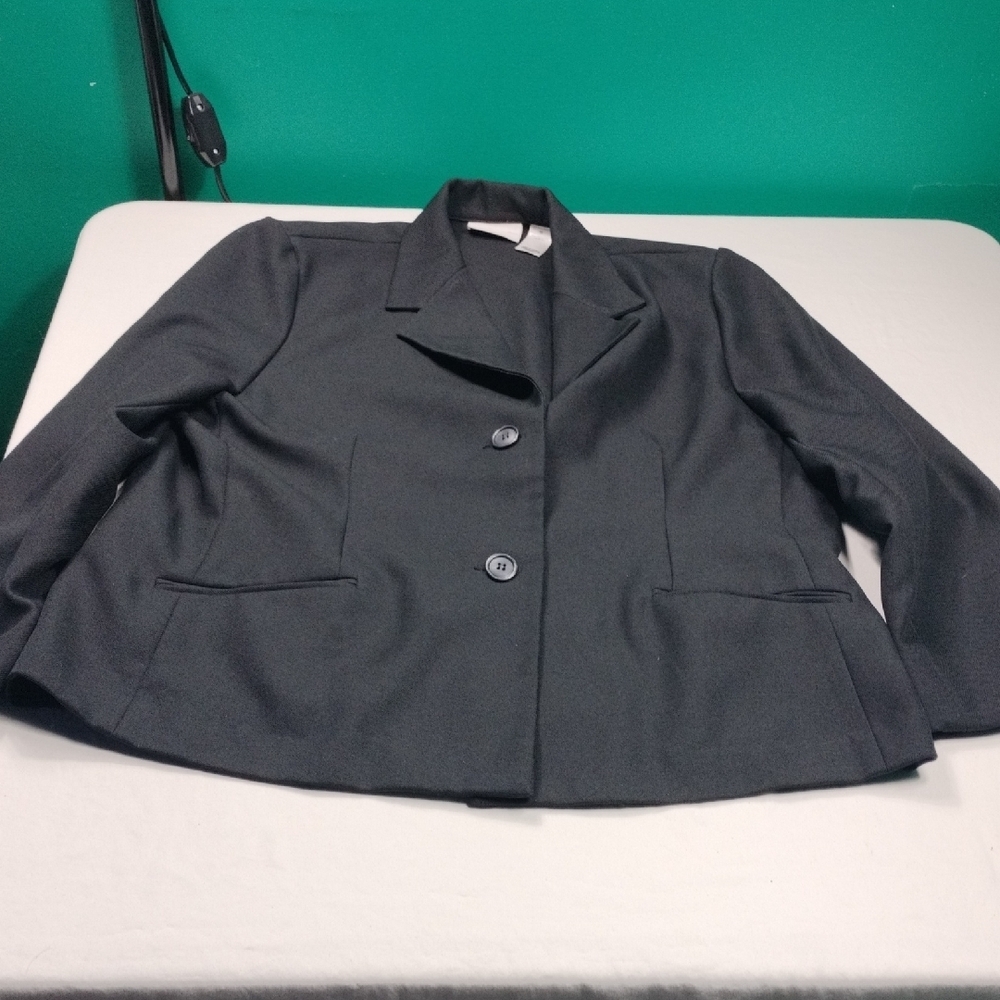 Alfred Dunner Black Blazer Size 16